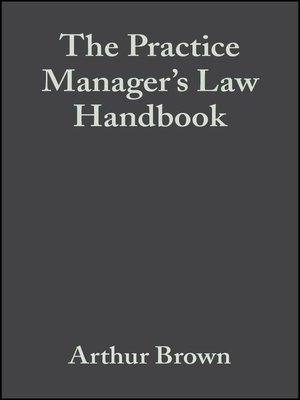 cover image of The Practice Manager's Law Handbook